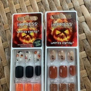Halloween/fall. Limited edition impress press on nails